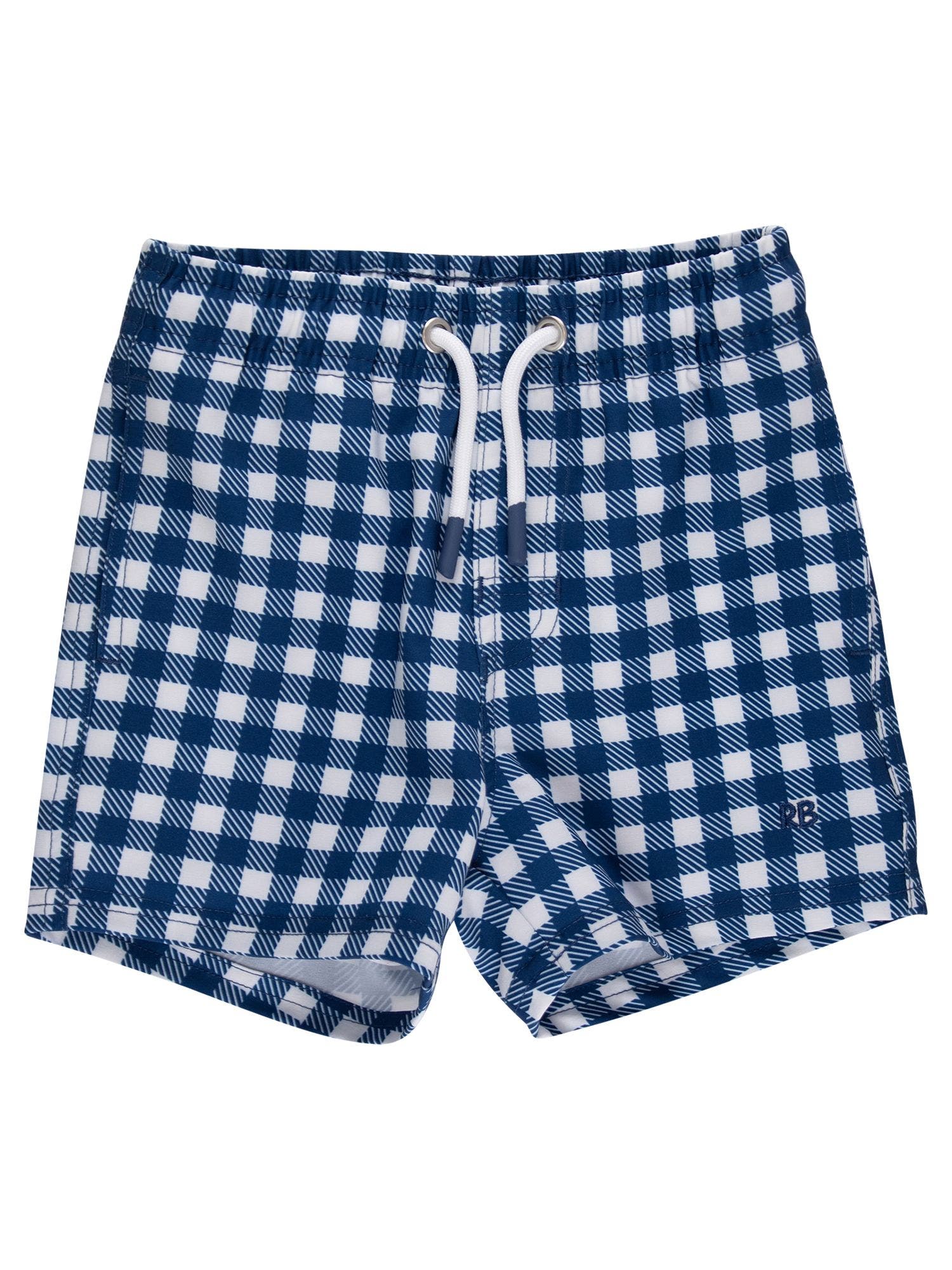 Navy & White Gingham