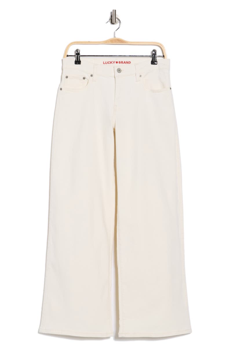 Lucky Brand Sweet Wide Leg Jeans, Main, color, White Lies Wash