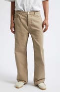 AMI PARIS Large Fit Wide Leg Jeans
