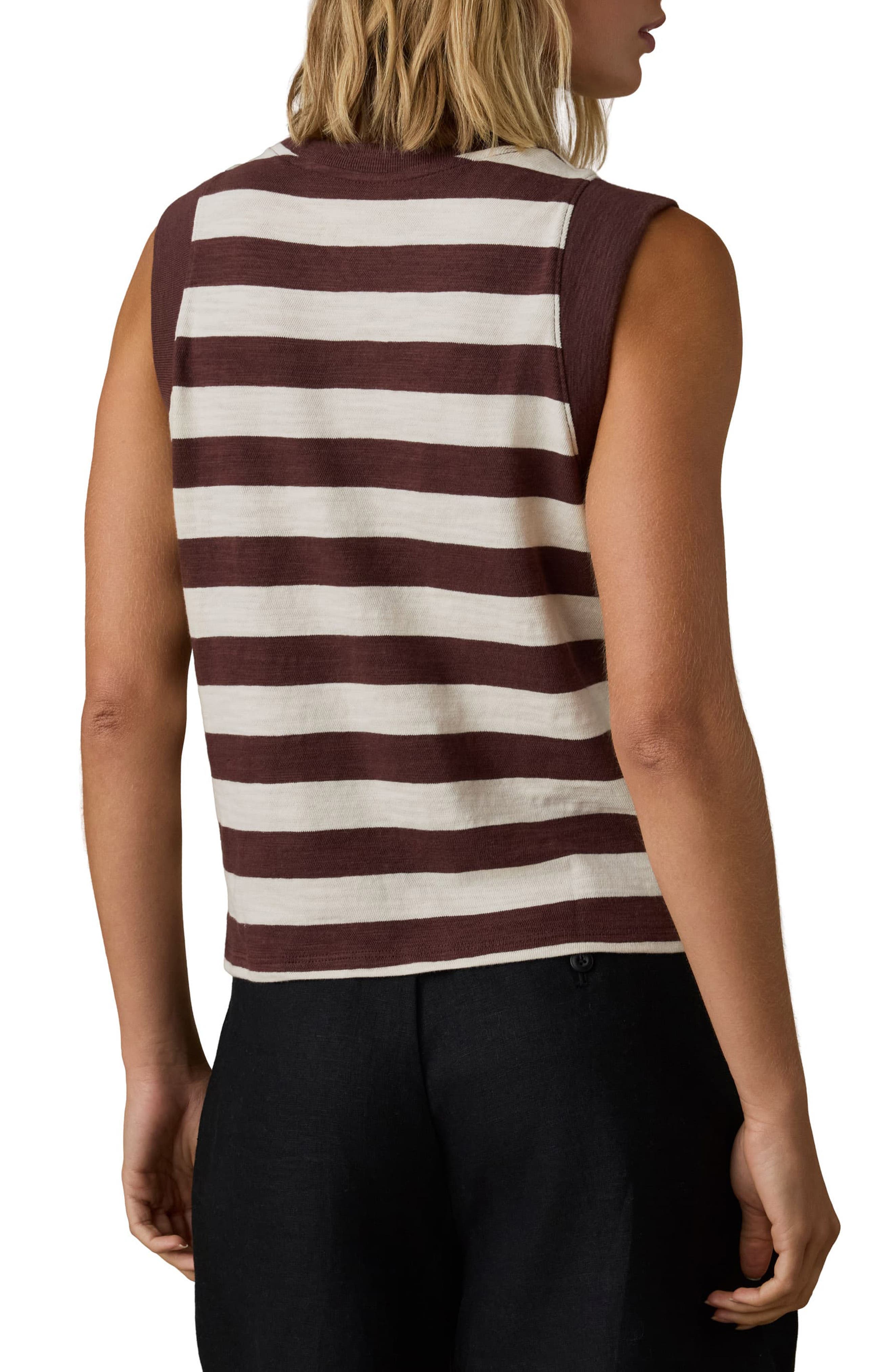 Женские Faherty Sunwashed Slub Muscle Tank — фото 2