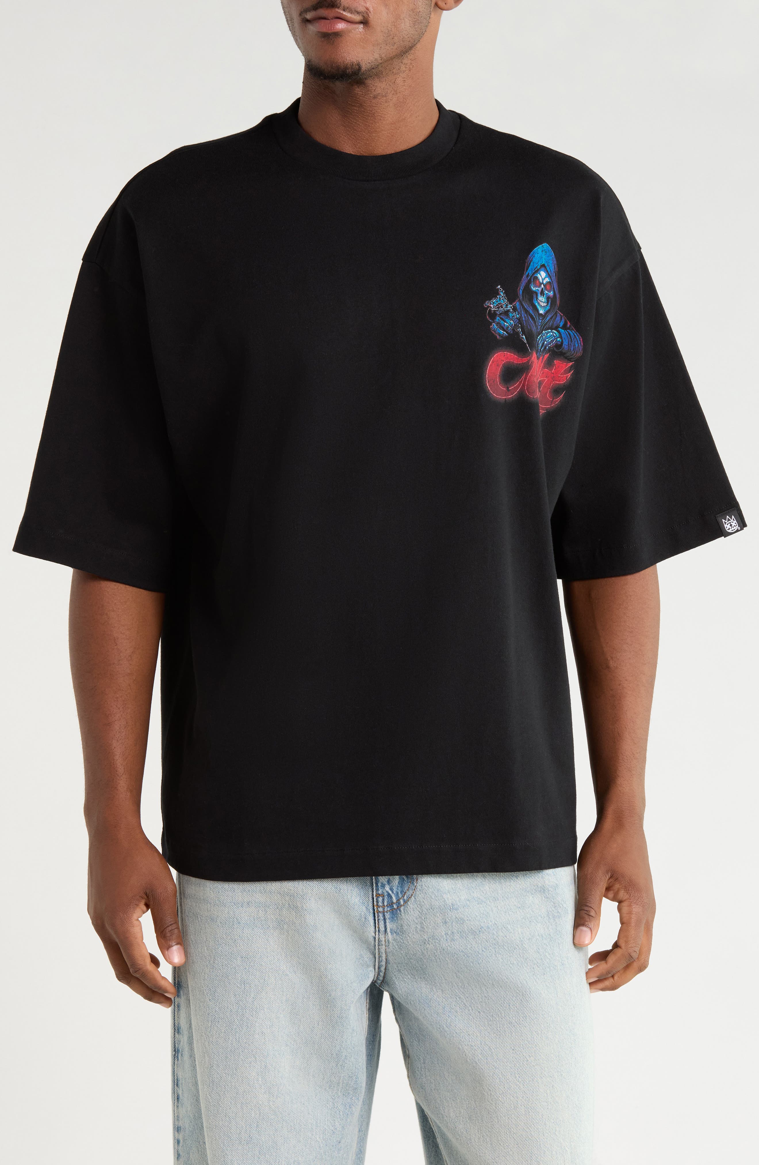Graphic Oversized Cotton T-Shirt
