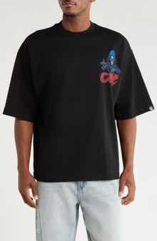 Graphic Oversized Cotton T-Shirt