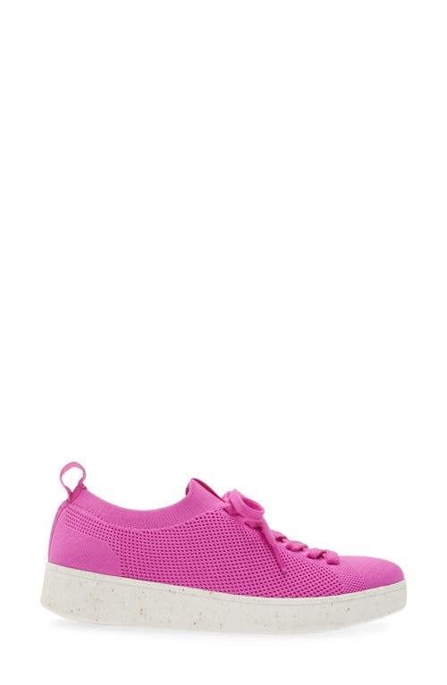 Shop Fitflop Rally Knit Sneaker In Miami Violet
