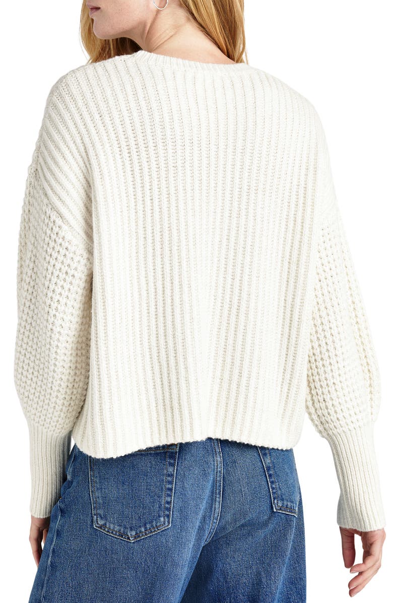 Splendid Sarah Mixed Stitch Sweater, Alternate, color, 