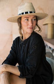 Sunshine Tienda Jakeline Palm Staw Hat