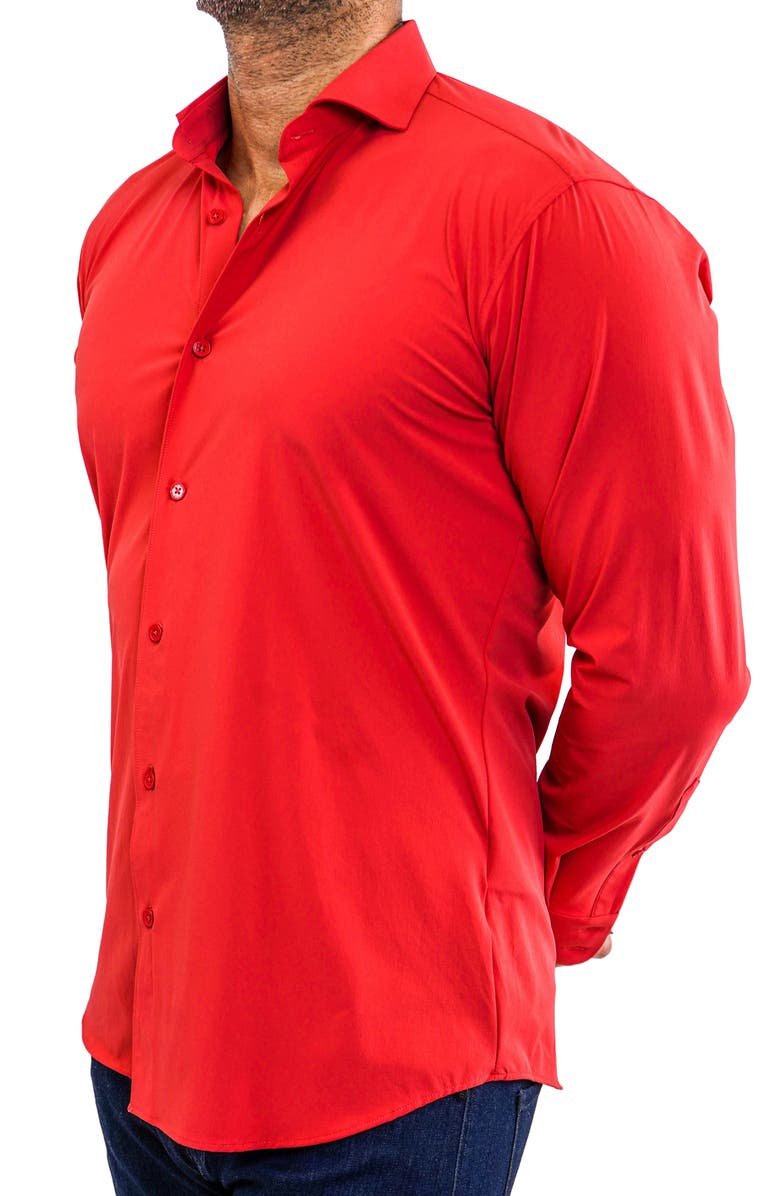 Maceoo Einstein Stretchcore Performance Button-Up Shirt, Alternate, color, 