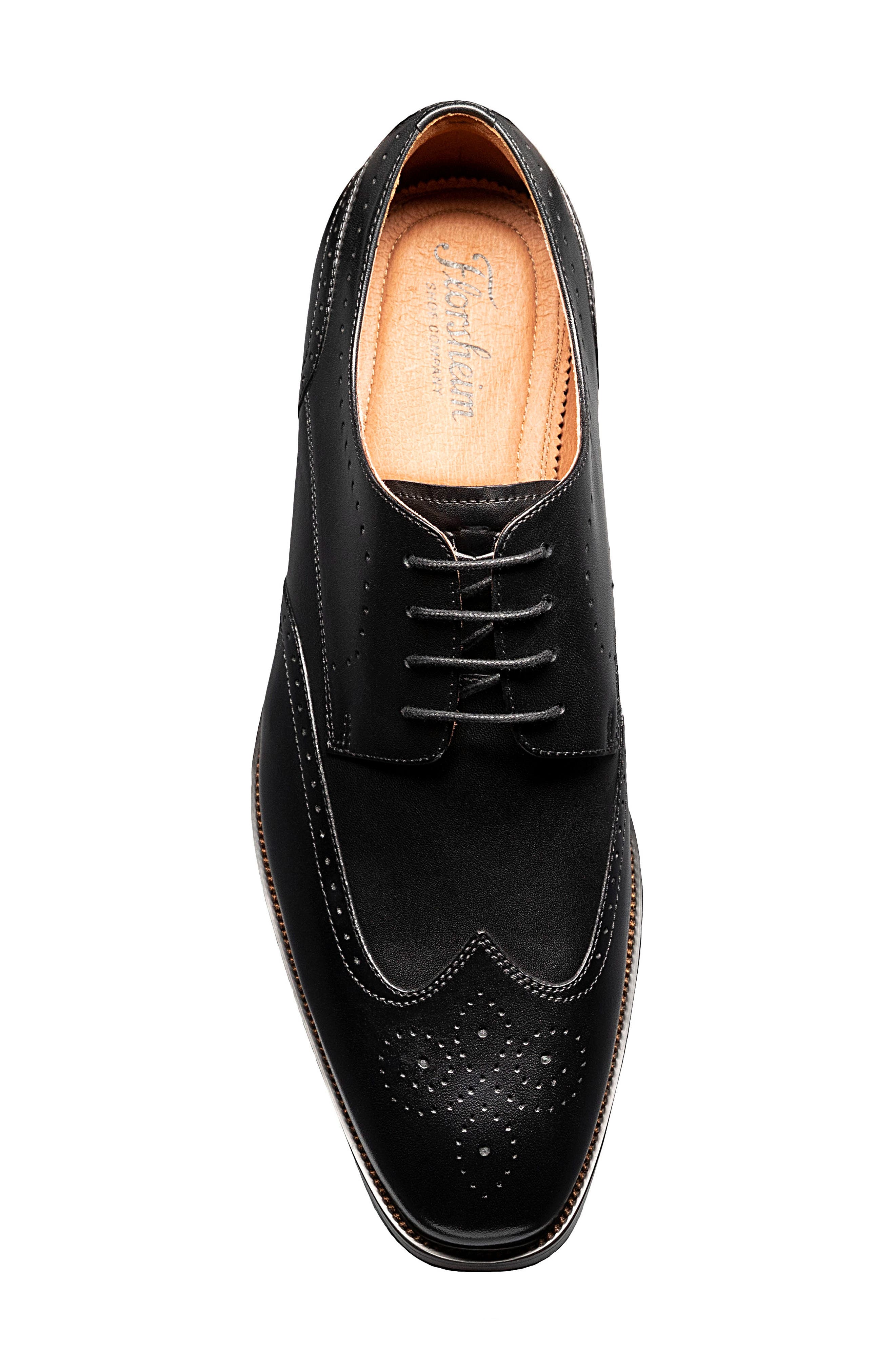 Florsheim Sorrento Wingtip Derby, Alternate, color, Black