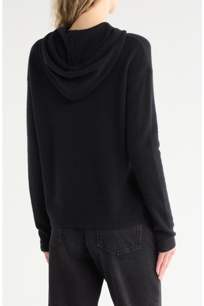 Cashmere Sweater Hoodie, Alternate, color, BLACK ROCK