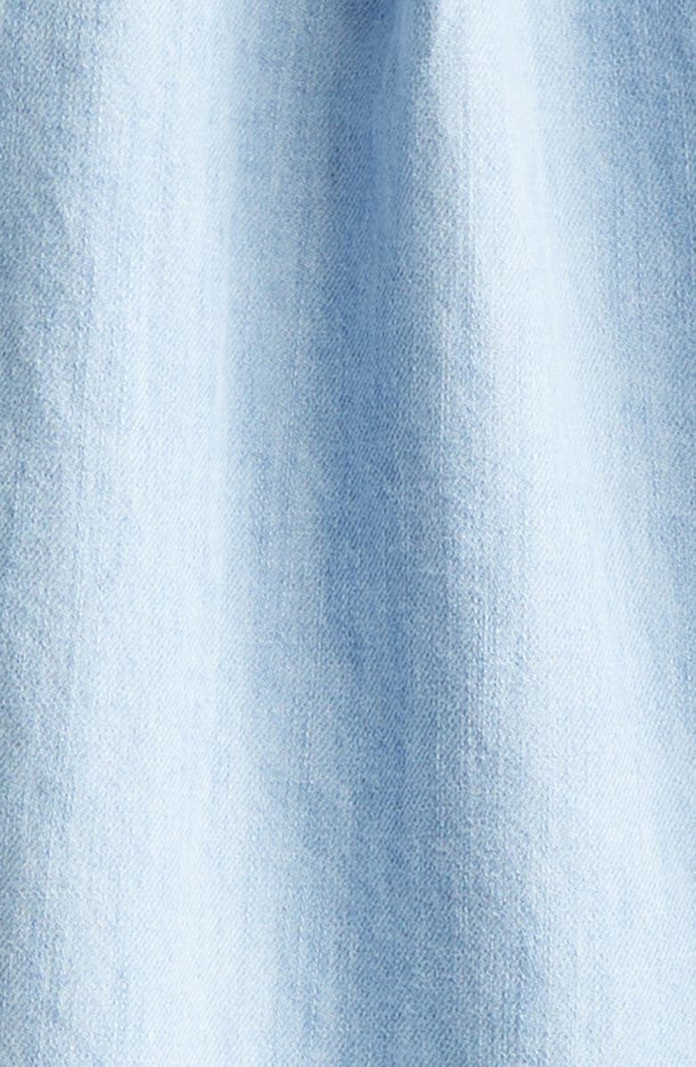 Drake's Light Denim Button-Up Shirt, Alternate, color, Dark Navy