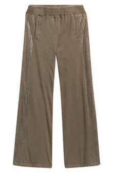 Kids' Rhinestone Stripe Wide Leg Pants
