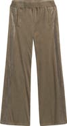 Tractr Kids' Rhinestone Stripe Wide Leg Pants
