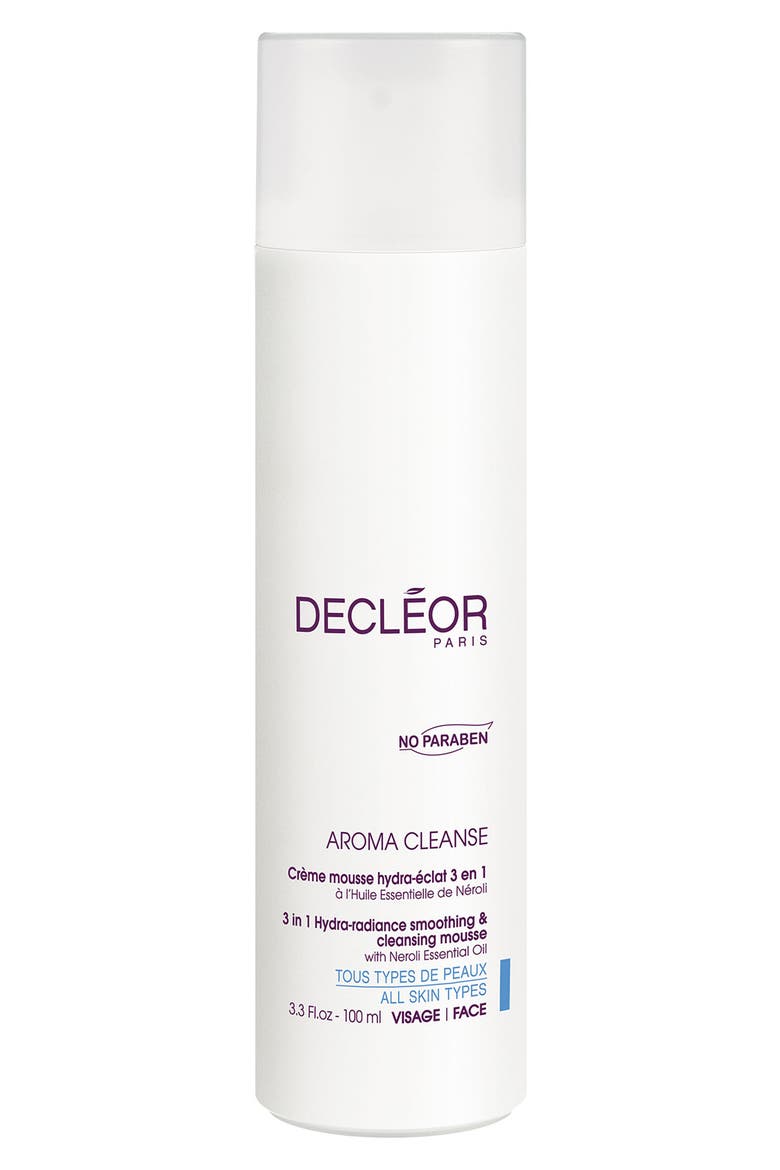 Aroma Cleanse 3-in-1 Hydra-Radiance Smoothing & Cleansing Mousse, Main, color, NO COLOR