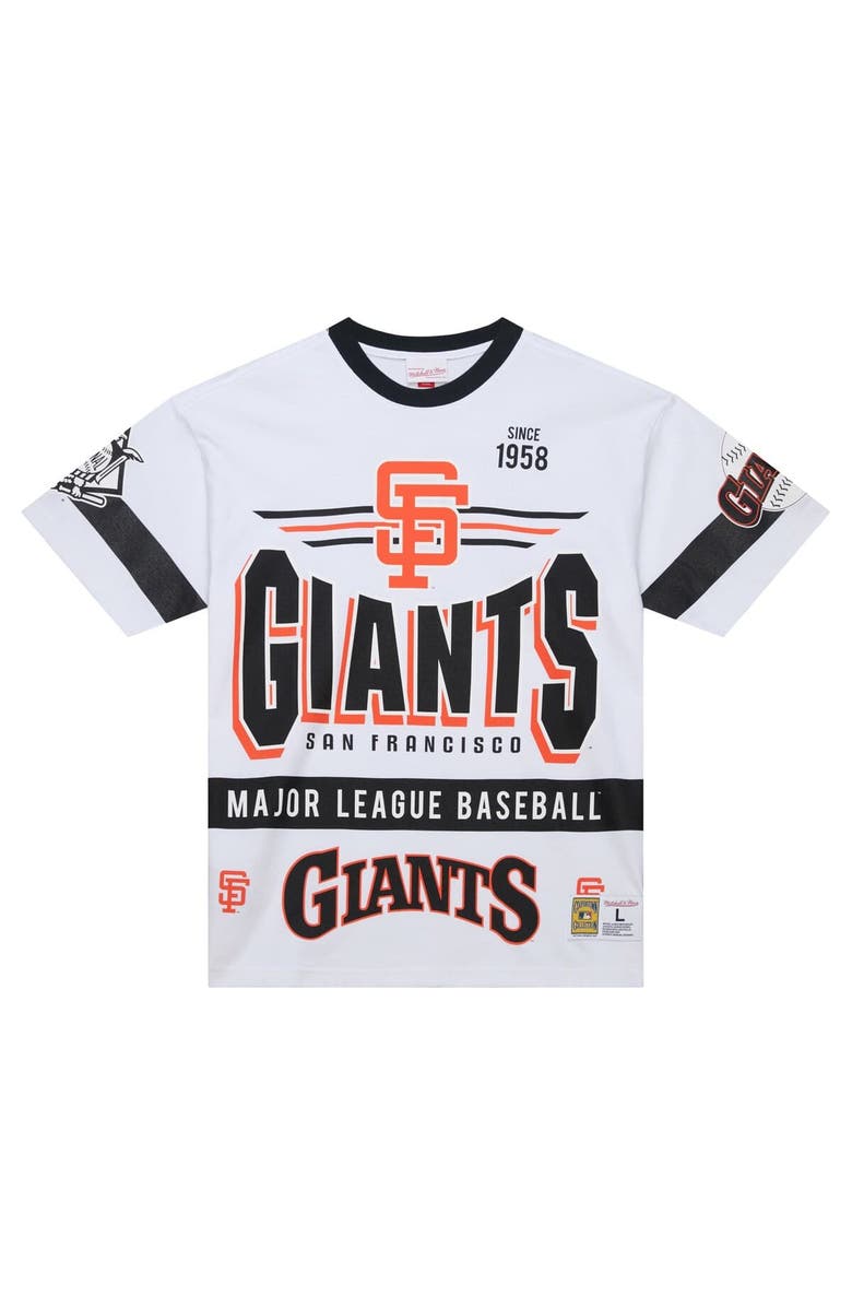 Mitchell & Ness Men's Mitchell & Ness White San Francisco Giants Cooperstown Collection Team Origins Premium T-Shirt, Alternate, color, White