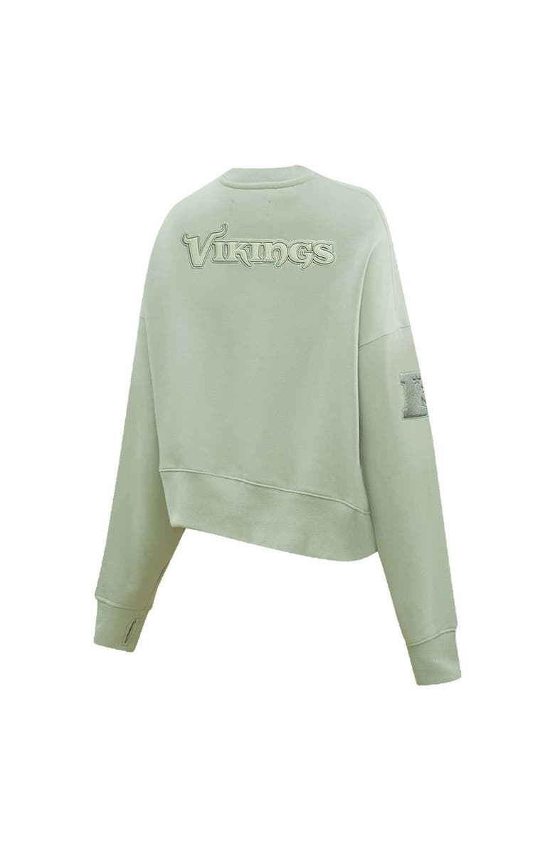 PRO STANDARD Women's Pro Standard Green Minnesota Vikings Neutral Pullover Sweatshirt, Alternate, color, Green