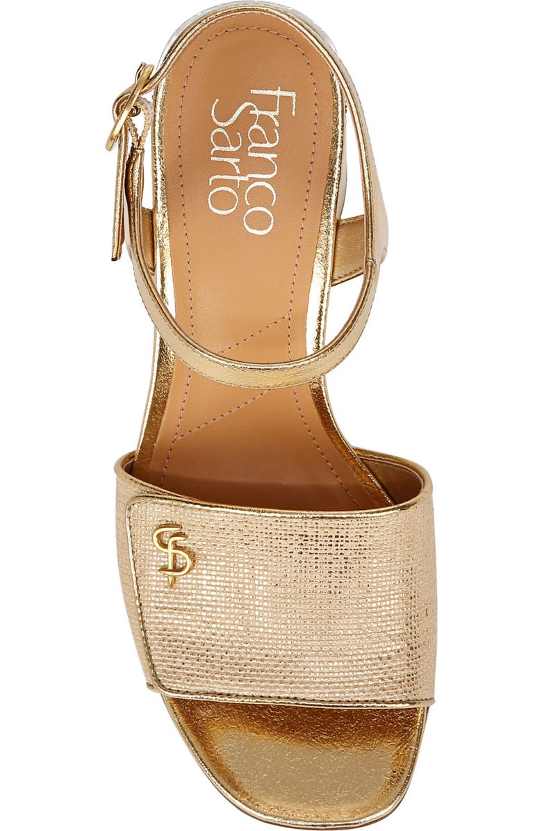 Franco Sarto Margot Slide Sandal, Alternate, color, Gold