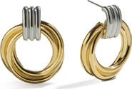 BaubleBar Interlocking Hoop Earrings