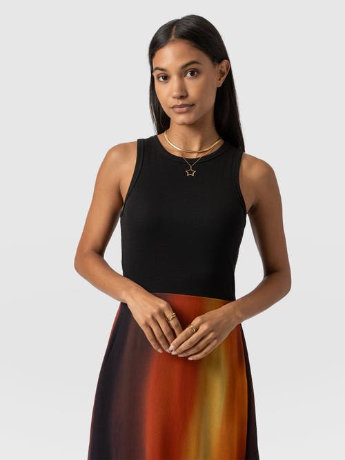 Saint And Sofia Saint + Sofia Etta Layered Dress In Orange