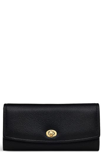 Radley Carpenter Yard Large Flapover Wallet In Black