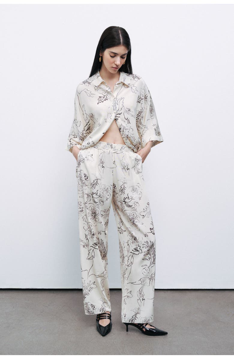 Nocturne Patterned Jacquard Pants, Main, color, 