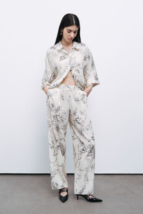 Nocturne Patterned Jacquard Pants In Multi-colored