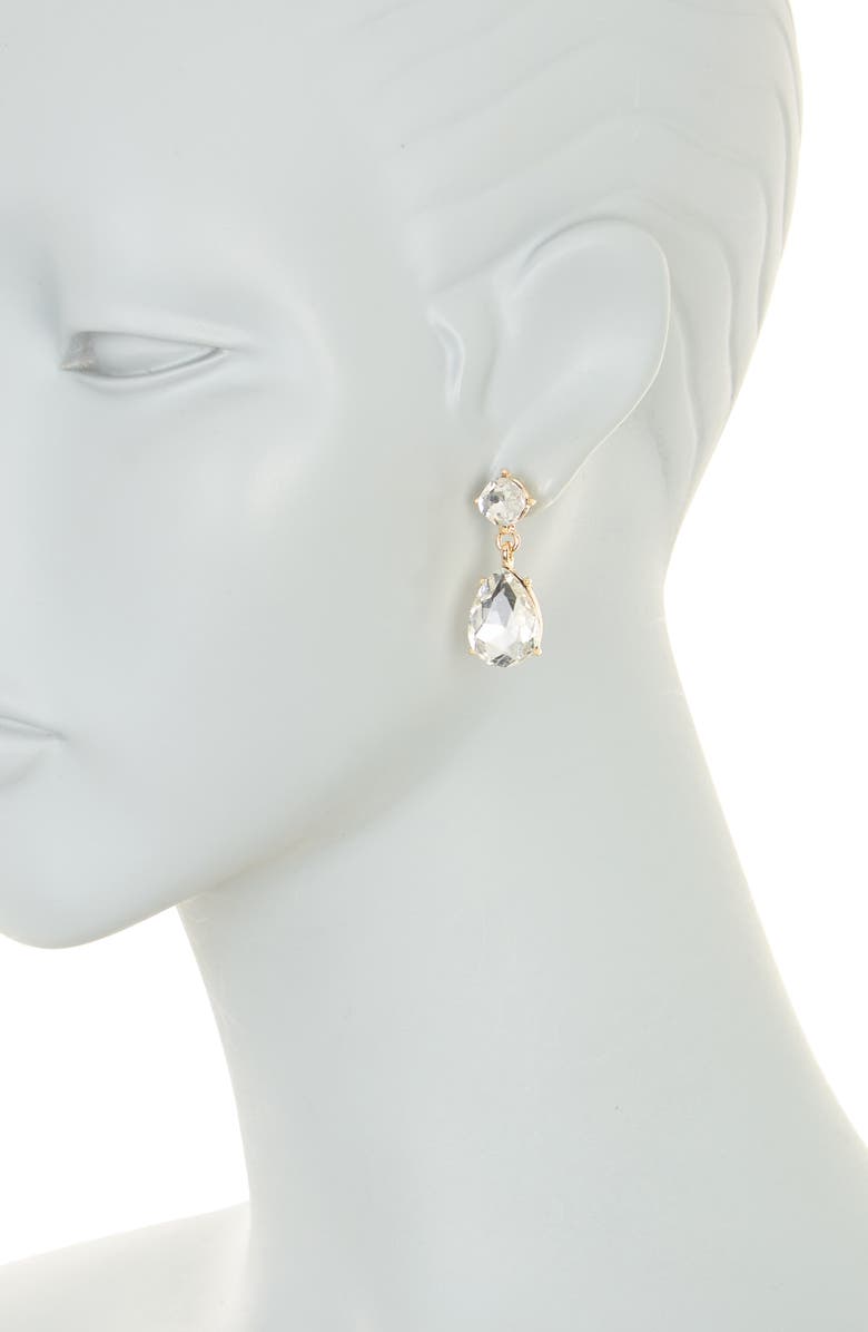 Cara Crystal Drop Earrings, Alternate, color, 