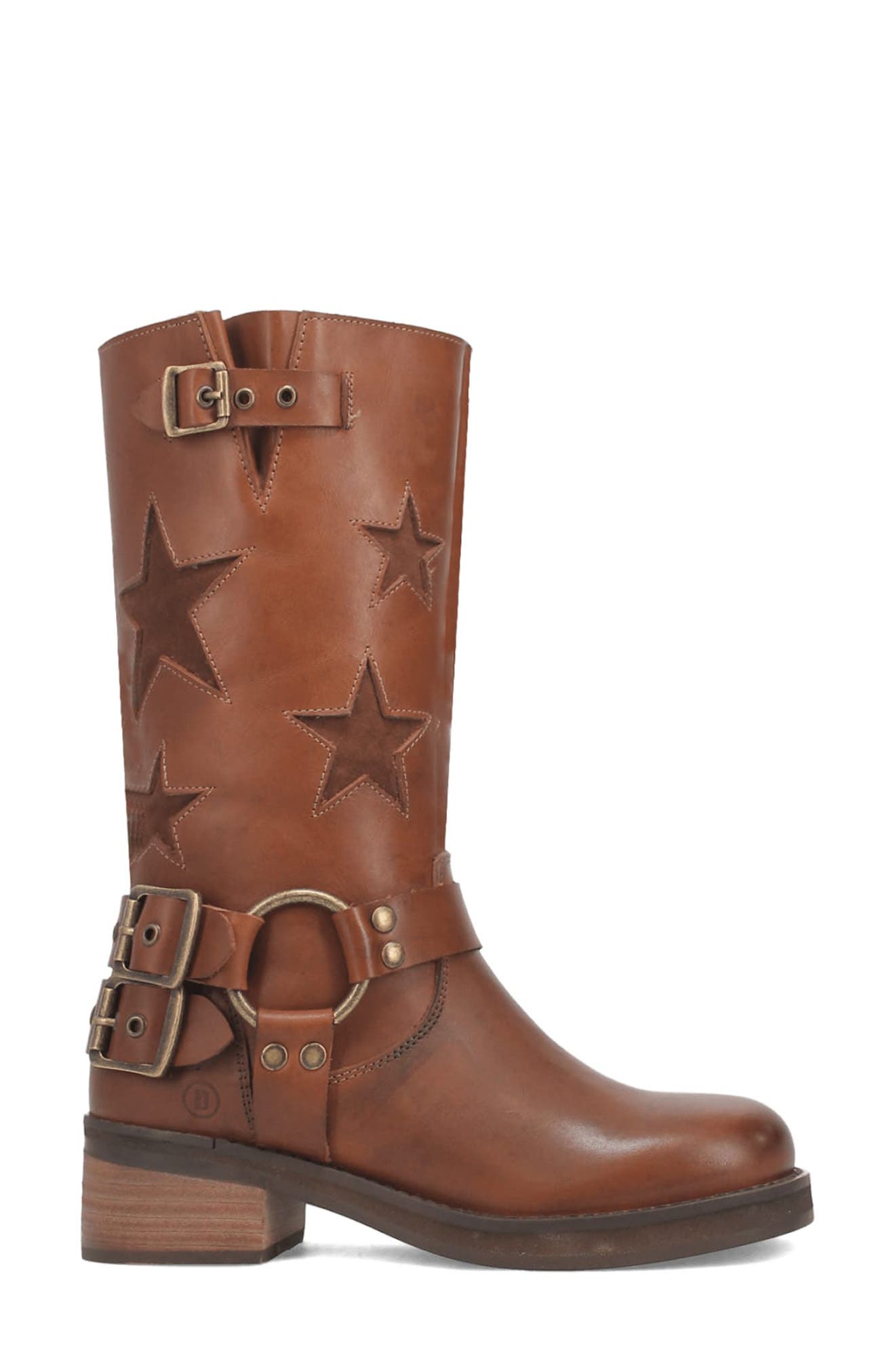 Dingo Blacklist Moto Boot, Alternate, color, Brown