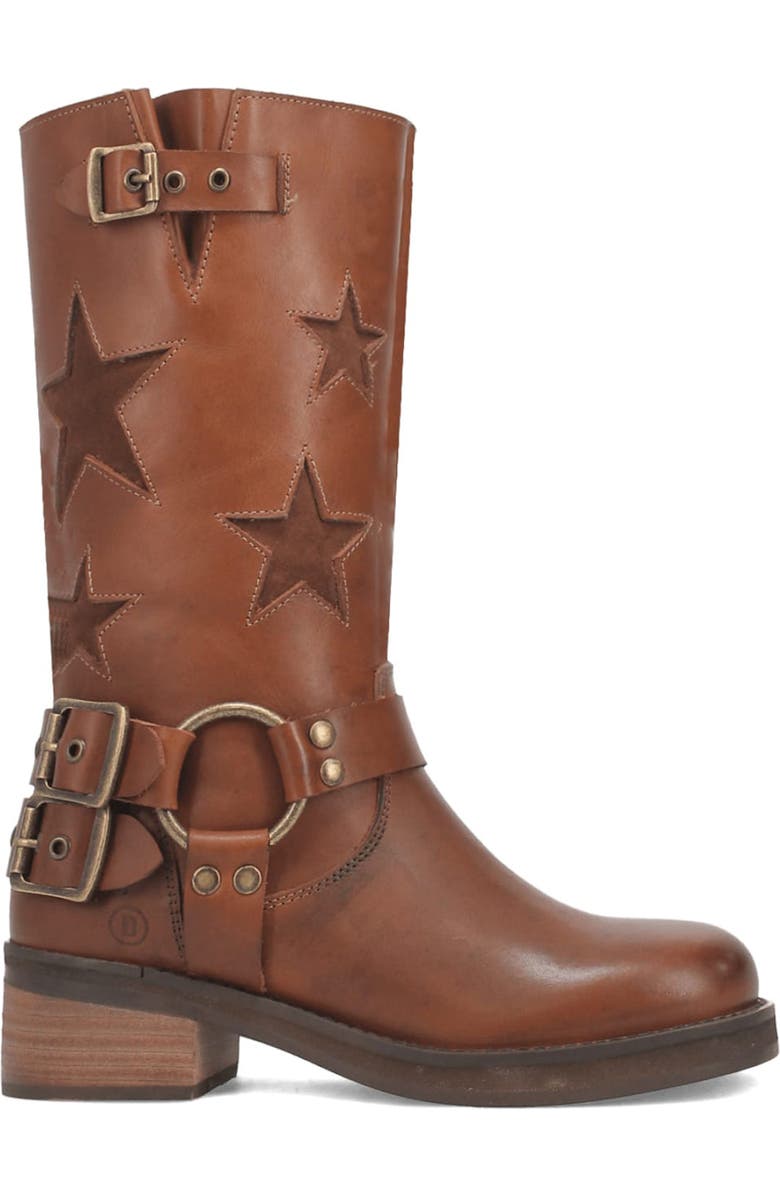 Dingo Blacklist Moto Boot, Alternate, color, Brown