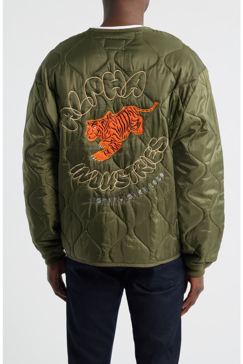 ALS/92 Relaxed Tiger Liner Jacket, Alternate, color, GREEN