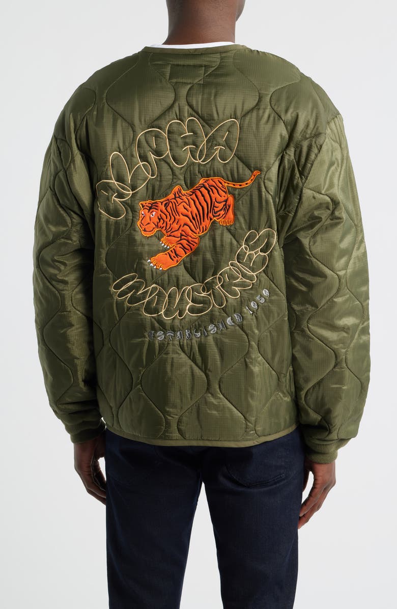 Alpha Industries ALS/92 Relaxed Tiger Liner Jacket, Alternate, color, Green