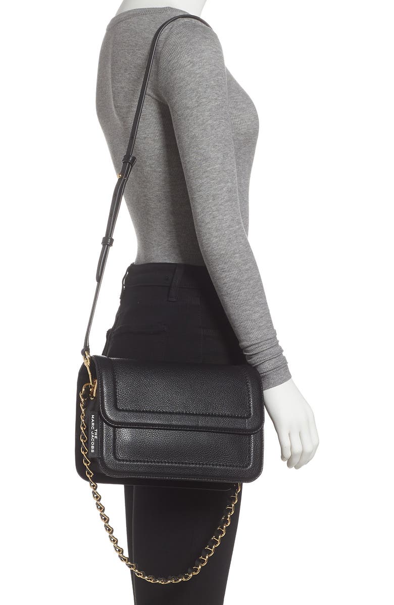 Marc Jacobs The Marc Jacobs The Cushion Leather Shoulder Bag, Alternate, color,