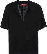 Max Mara Studio Egrege Silk & Wool Rib Sweater