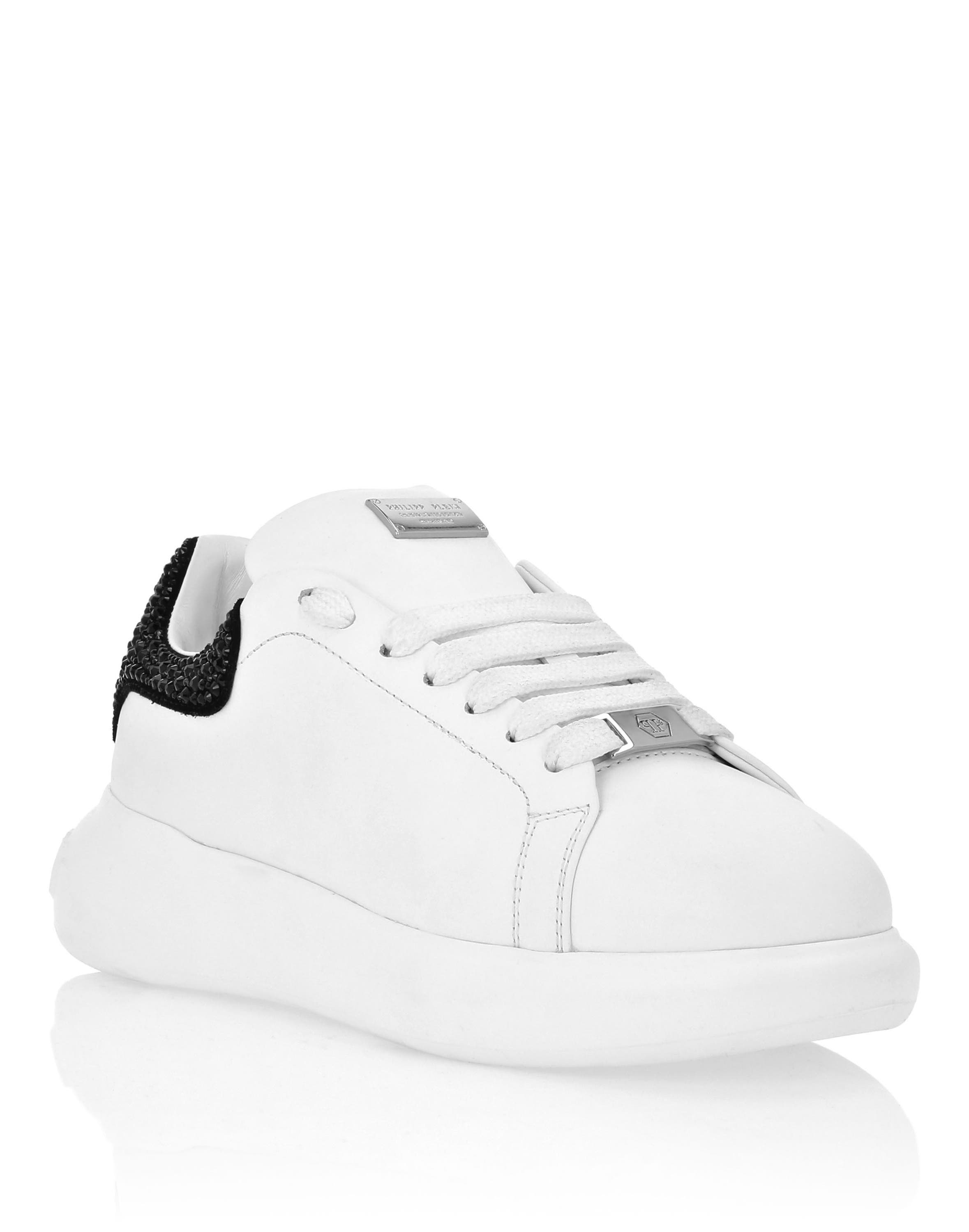 Low Top Sneakers Mix Strass Women, Main, color, black