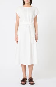 Weekend Max Mara Esordio Linen Midi Dress
