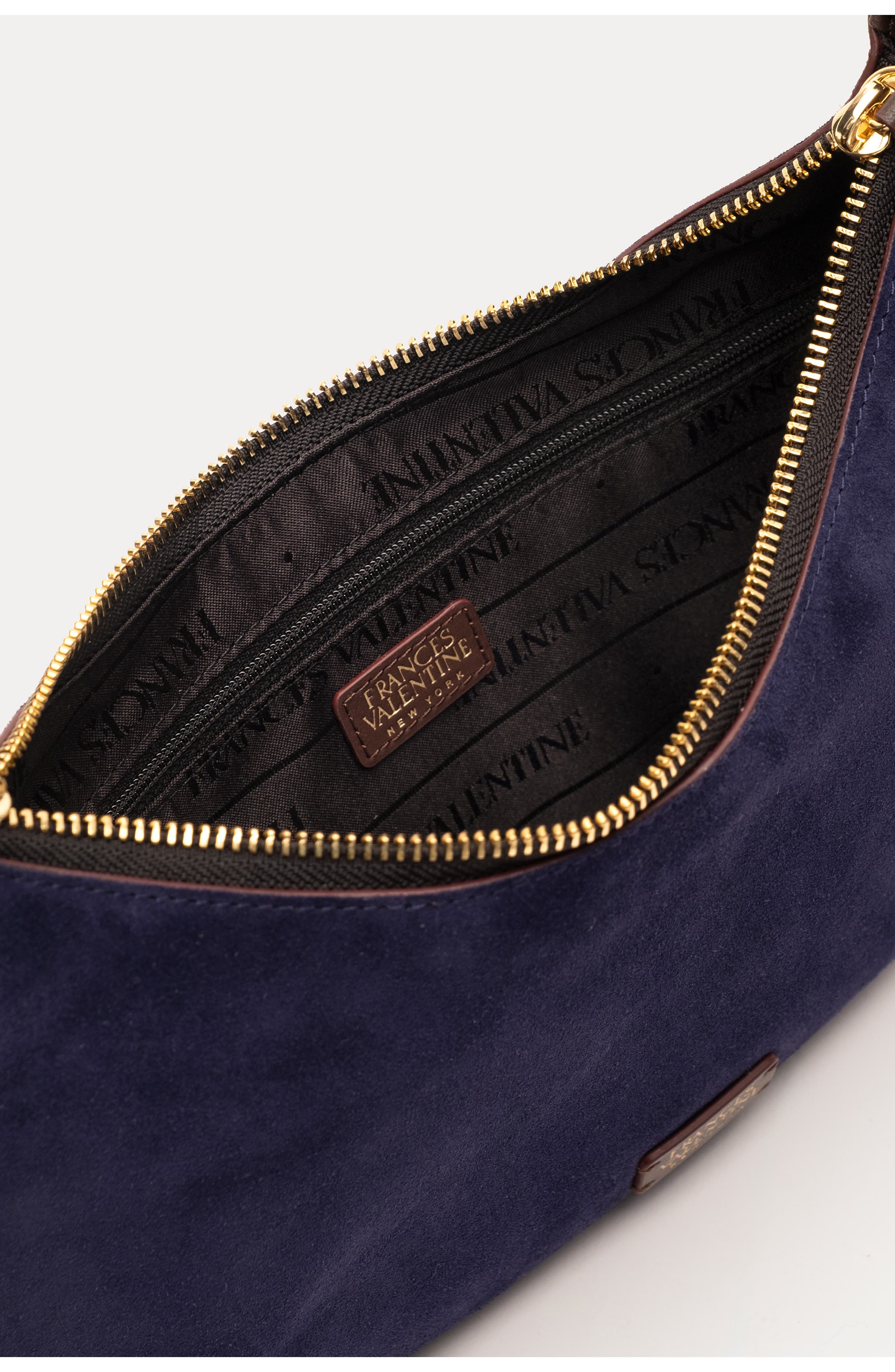 Starr Suede Hobo Bag, Alternate, color, NAVY