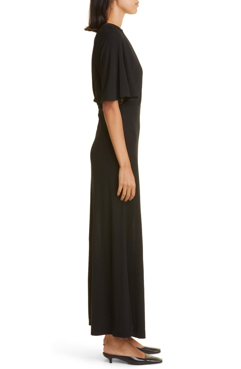 TOTEME Elbow Sleeve Jersey Dress, Alternate, color, 