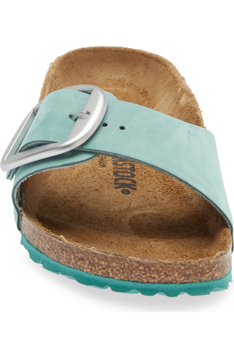 Birkenstock Madrid Big Buckle Slide Sandal, Alternate, color, Beryl