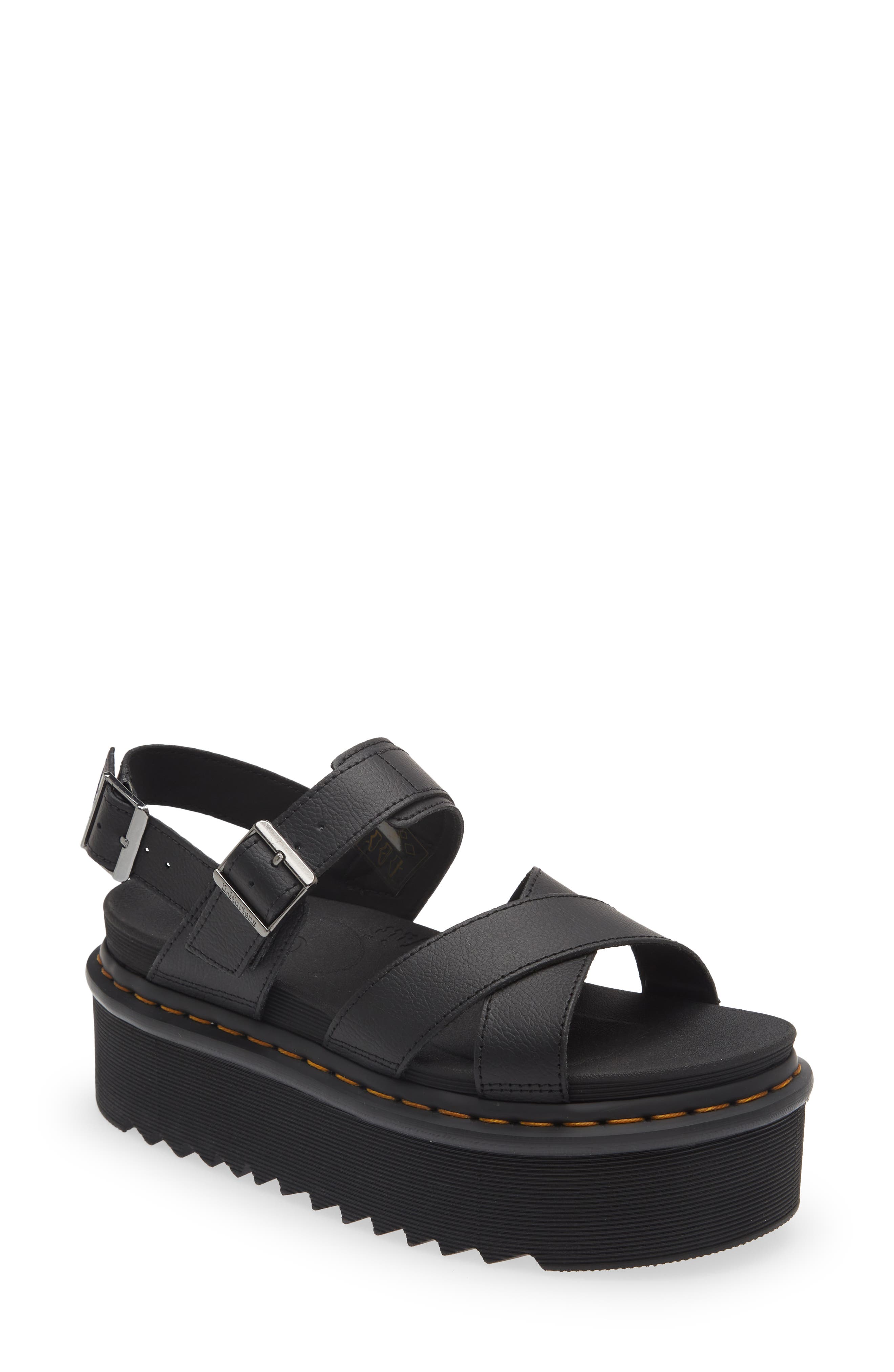 Dr. Martens Voss II Quad Strappy Platform Sandal, Main, color, 