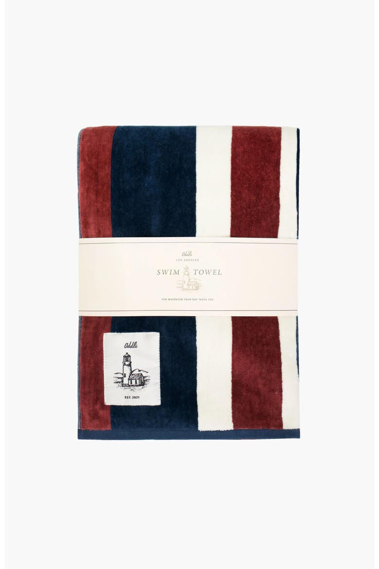 Towel, Main, color, Navy and Red Stripe