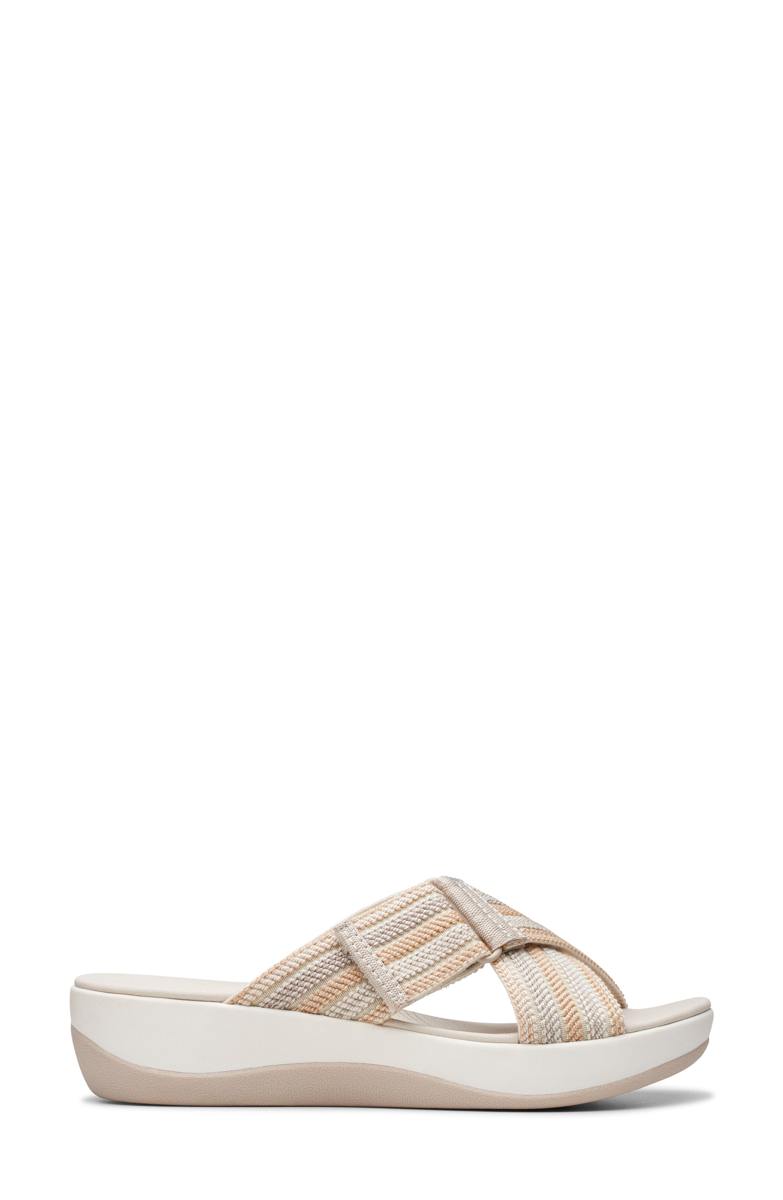 Clarks<sup>®</sup> Arla Wave Sandal, Alternate, color, Beige Combo