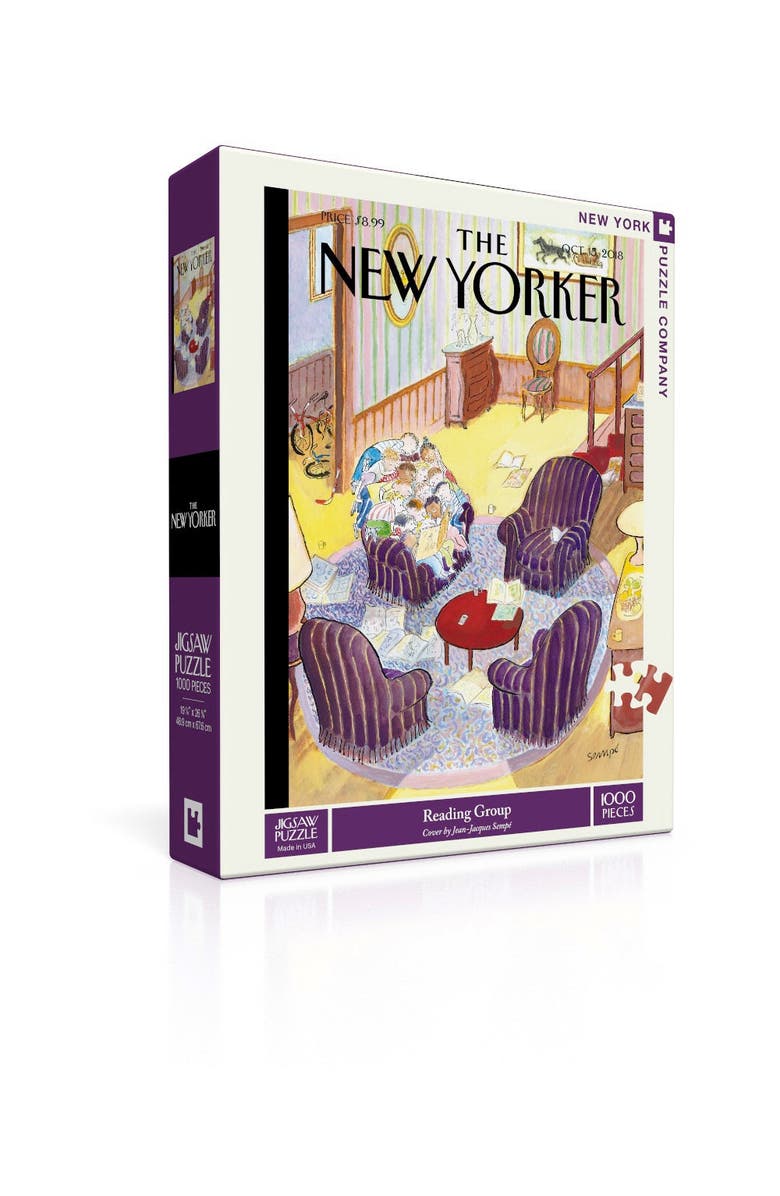 NEW YORK PUZZLE COMPANY Reading Group 1000 Piece Puzzle, Alternate, color, 