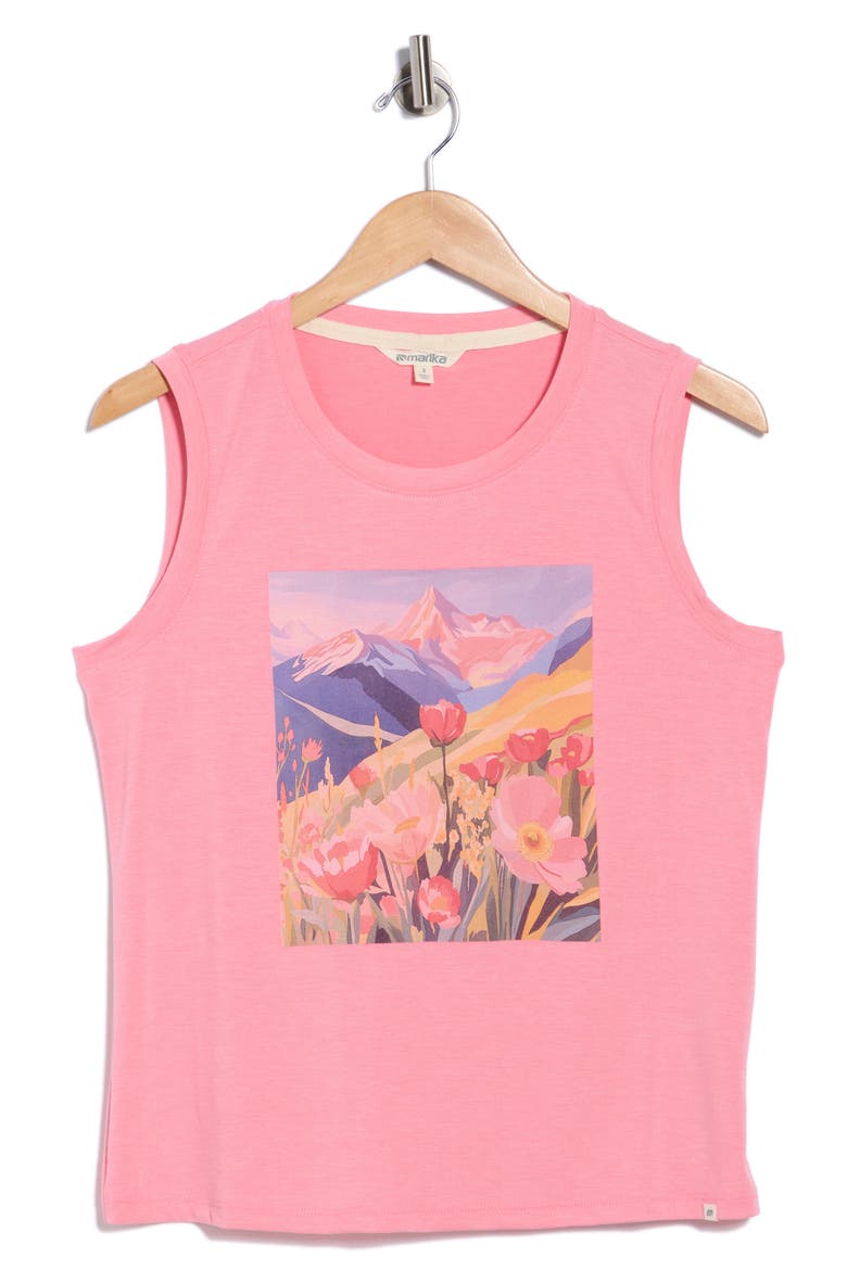 Ana Graphic Tank, Alternate, color, ROSY FUTURE