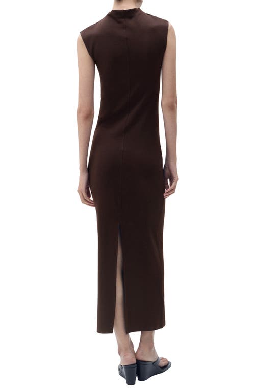 Mango Curra Ruched Sleeveless Column Dress