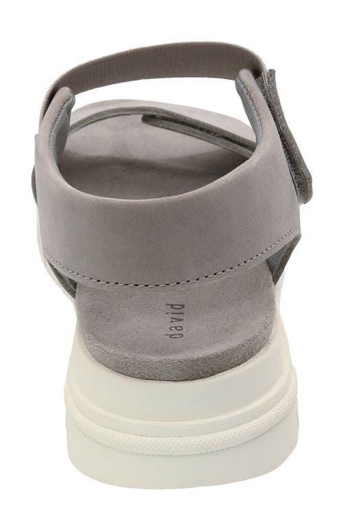 David Tate Papaya Slingback Sandal In Gray