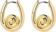 Ana Luisa Gold Statement Earrings - Ariel Hoops