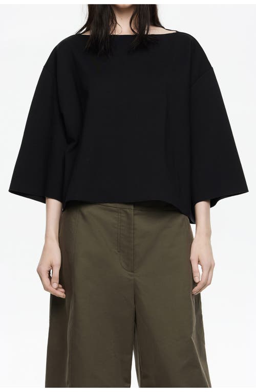 Bimba Y Lola Ponte Di Roma Boxy T-shirt In Black
