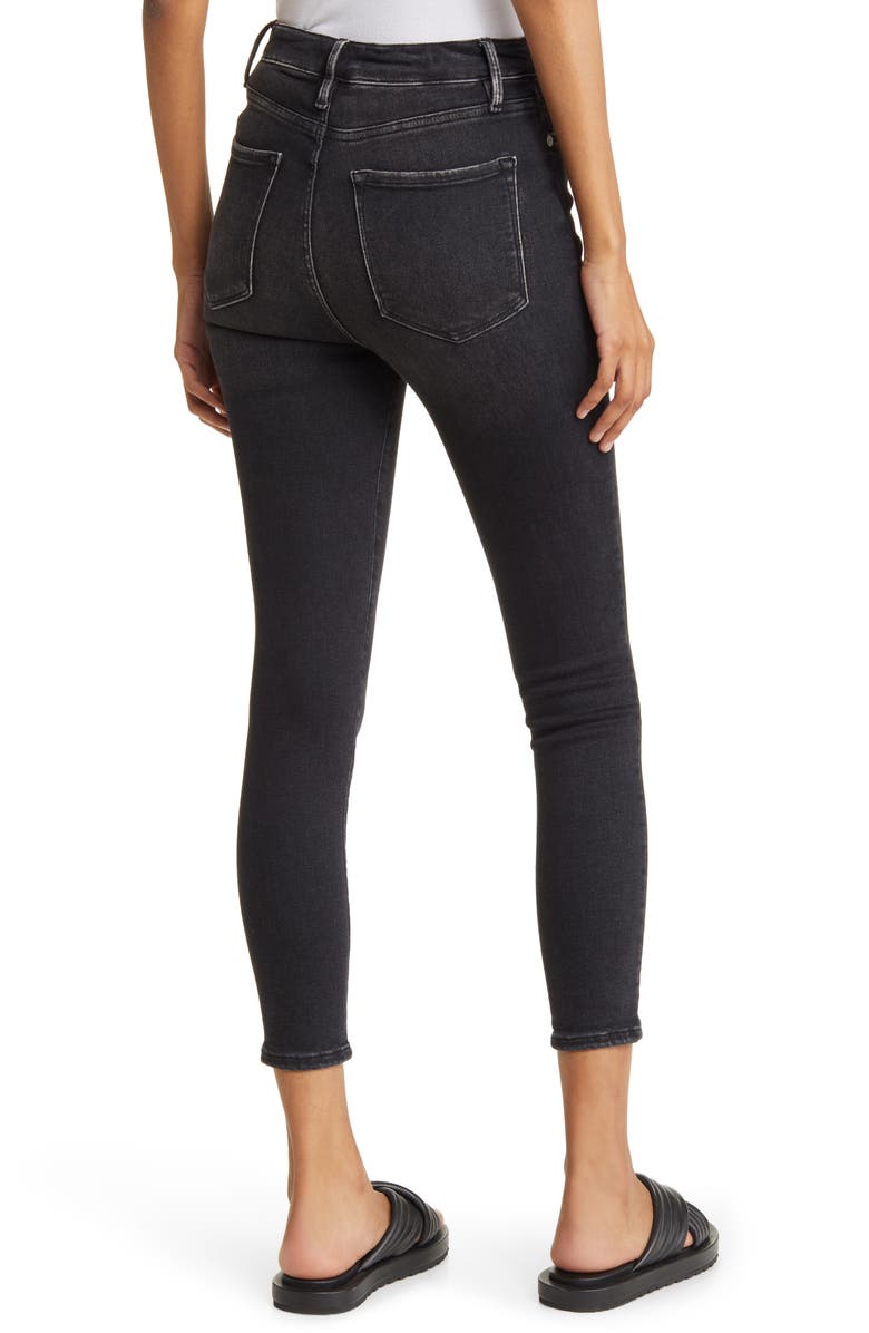 FRAME Le One High Waist Crop Skinny Jeans, Alternate, color,