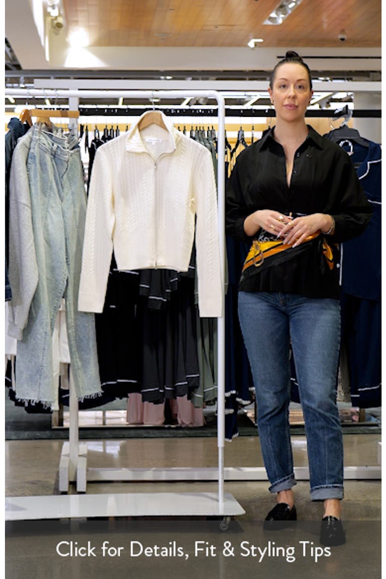 The Cable Zip Up Cardigan video