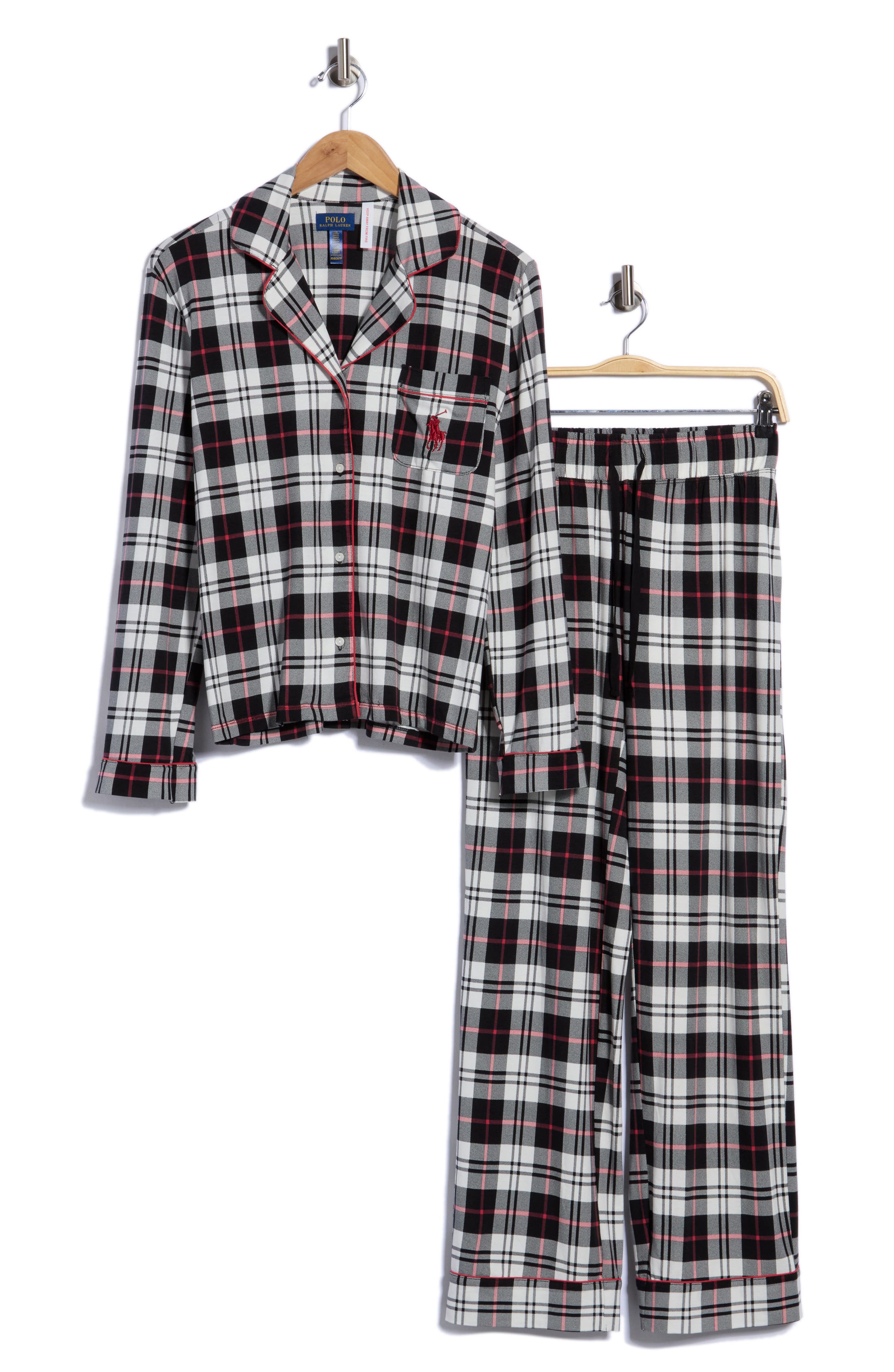 Notched Collar Pajamas