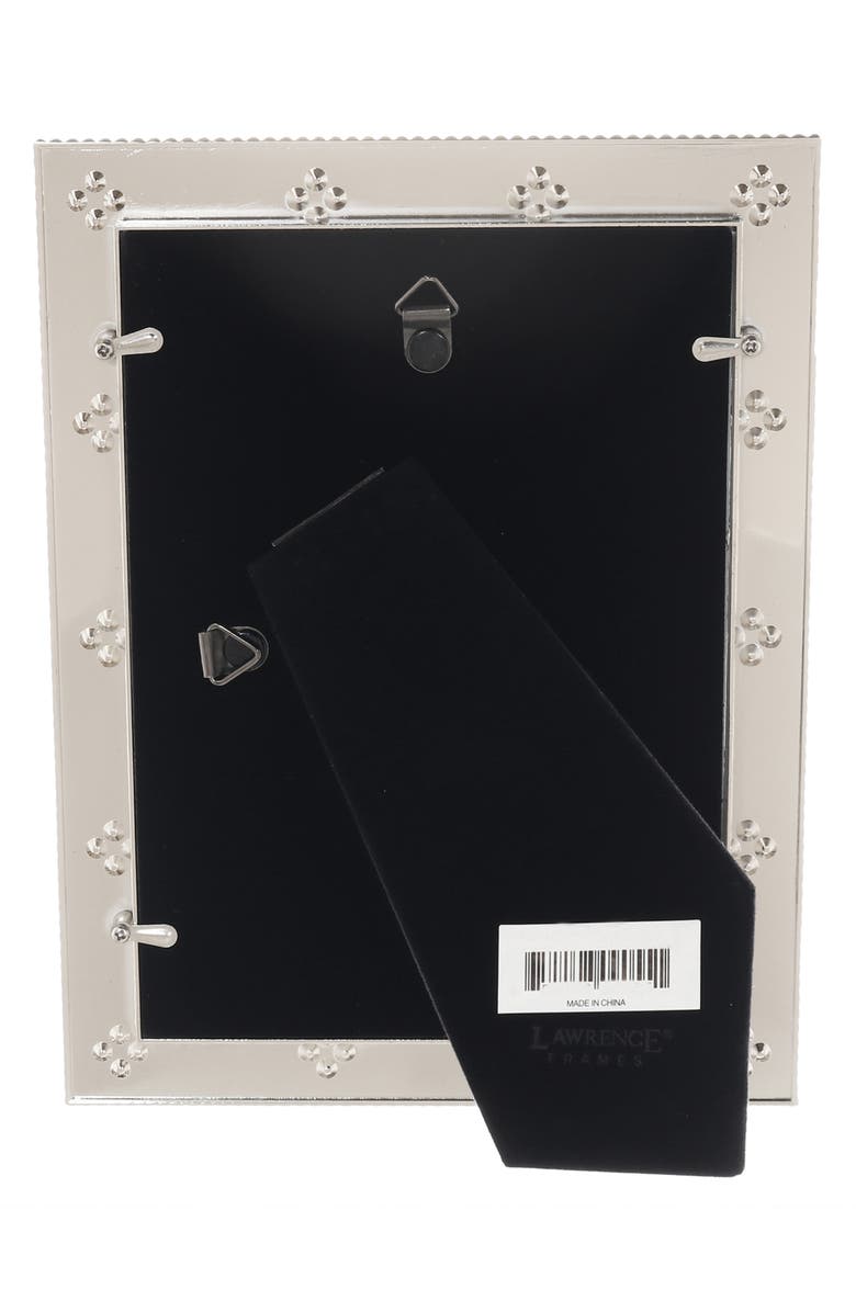 Lawrence Frames Crystal Clover Picture Frame, Alternate, color, Silver