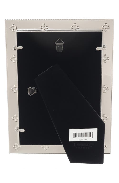 Lawrence Frames Crystal Clover Picture Frame In Silver